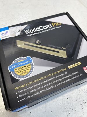 PenPower WorldCard Pro WCU02A Multi-Platform  Business Card Reader FREE SHIPPING
