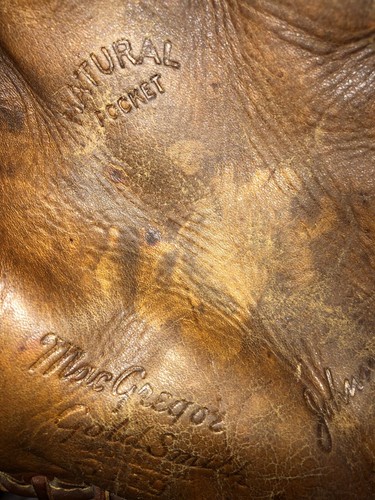 EARLY 1950’s  JOHNNY SAIN BOSTON BRAVES MacGregor Goldsmith BASEBALL GLOVE MITT