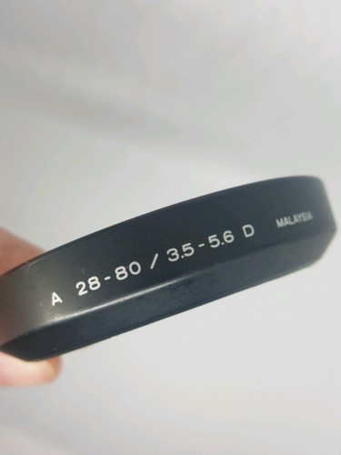 Minolta A 28-80mm 3.5-5.6 D Lens Hood AF maxxum auto focus Used Genuine EOM