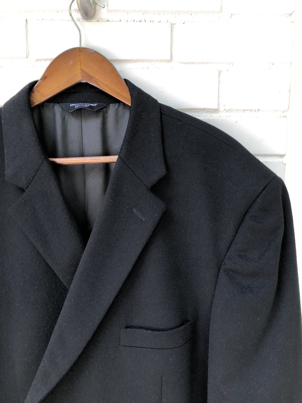 Костюм PRONTO UOMO COUTURE Mens Black Wool Silk Cashmere Sport Coat Blazer Jacket 52R: купить с доставкой из США, цена 5 516 руб - (275399578661) Костюм PRONTO UOMO COUTURE Mens Black Wool Silk Cashmere Sport Coat Blazer Jacket 52R: купить с доставкой из США, цена 5 516 руб - (275399578661)