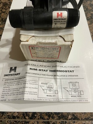 KIM HOTSTART KIM STAT THERMOSTAT TFT12-1 NPT NEW