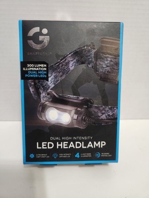 Smart Gear dual high intensity Headlamp LED Flashlight Hiking Car Head Lamp NEW