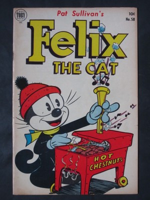 Felix The Cat (1943 series) #58 Toby Press 1954 By Otto Messmer FN+