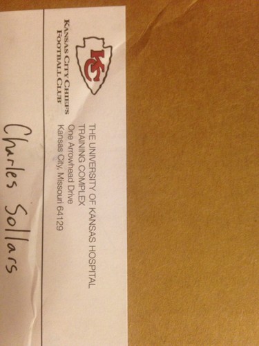 Team Issued Nike Cleats Kansas City Chiefs Size 13