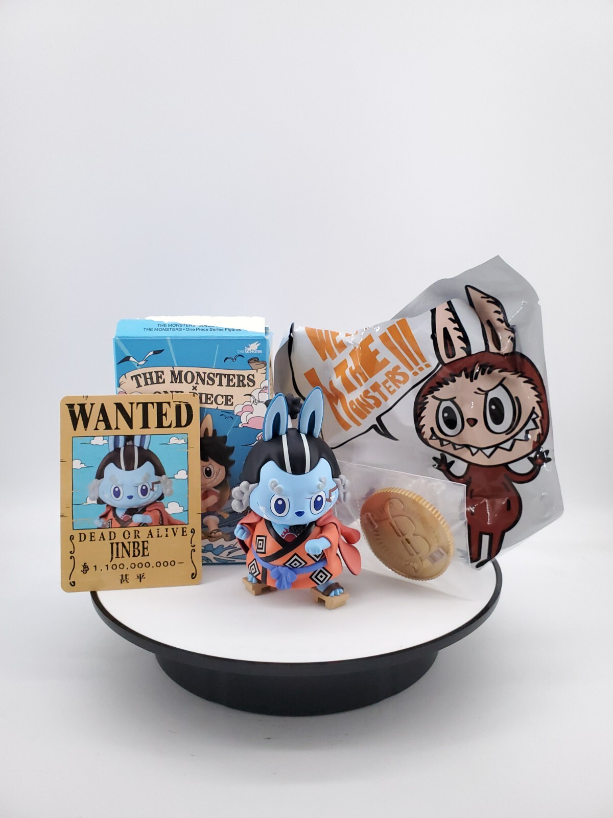 POP MART Labubu THE MONSTERS × One Piece Series Figure Jinbe