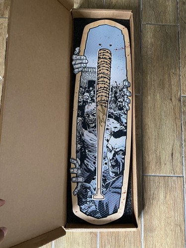 Autographed Lucille Walking Dead Skateboard Deck Bear walker
