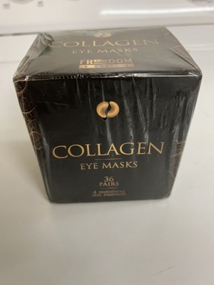Freedom Goods Collagen Eye Masks 36 Pairs Rejuvenating Skin Treatment Under Eyes