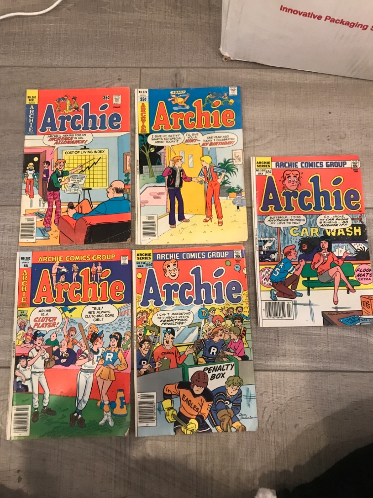 Archie アーチー リバーデイル バットマン コミック グラス 5点セット Vintage lot of 5 comic books Archie Series | eBay