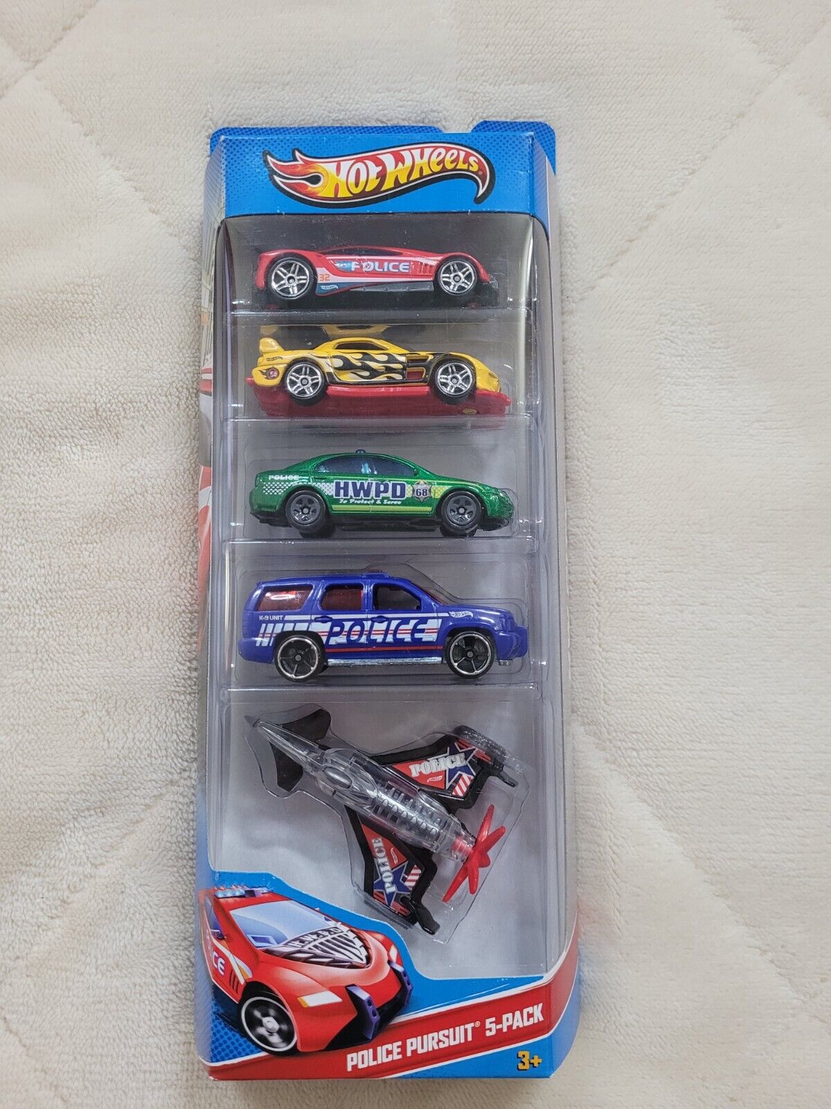 Hot Wheels 2013 Police Pursuit 5 Pack Gift Set HW City Hot Wheels 2013 Police Pursuit 5 Pack Gift Set HW City