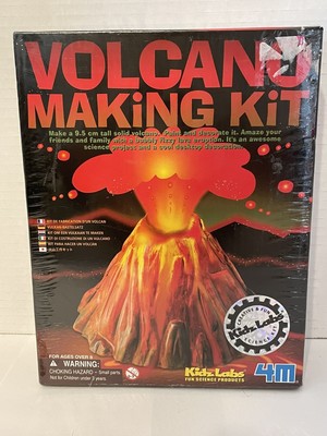 Volcano Making Kit-Kidz Labs 00-03230 Ages 8 & Over - NEW AND SEALED!