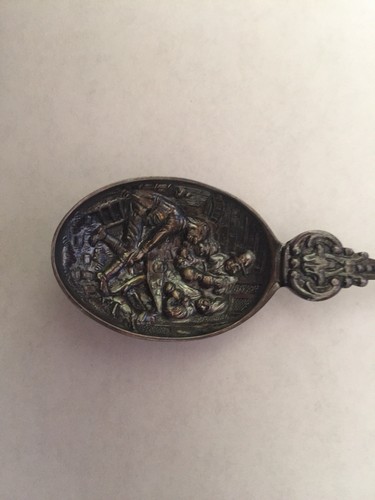 Antique Silverplate Spoon Souvenir Golden Gate San Francisco Ship Marked Holland