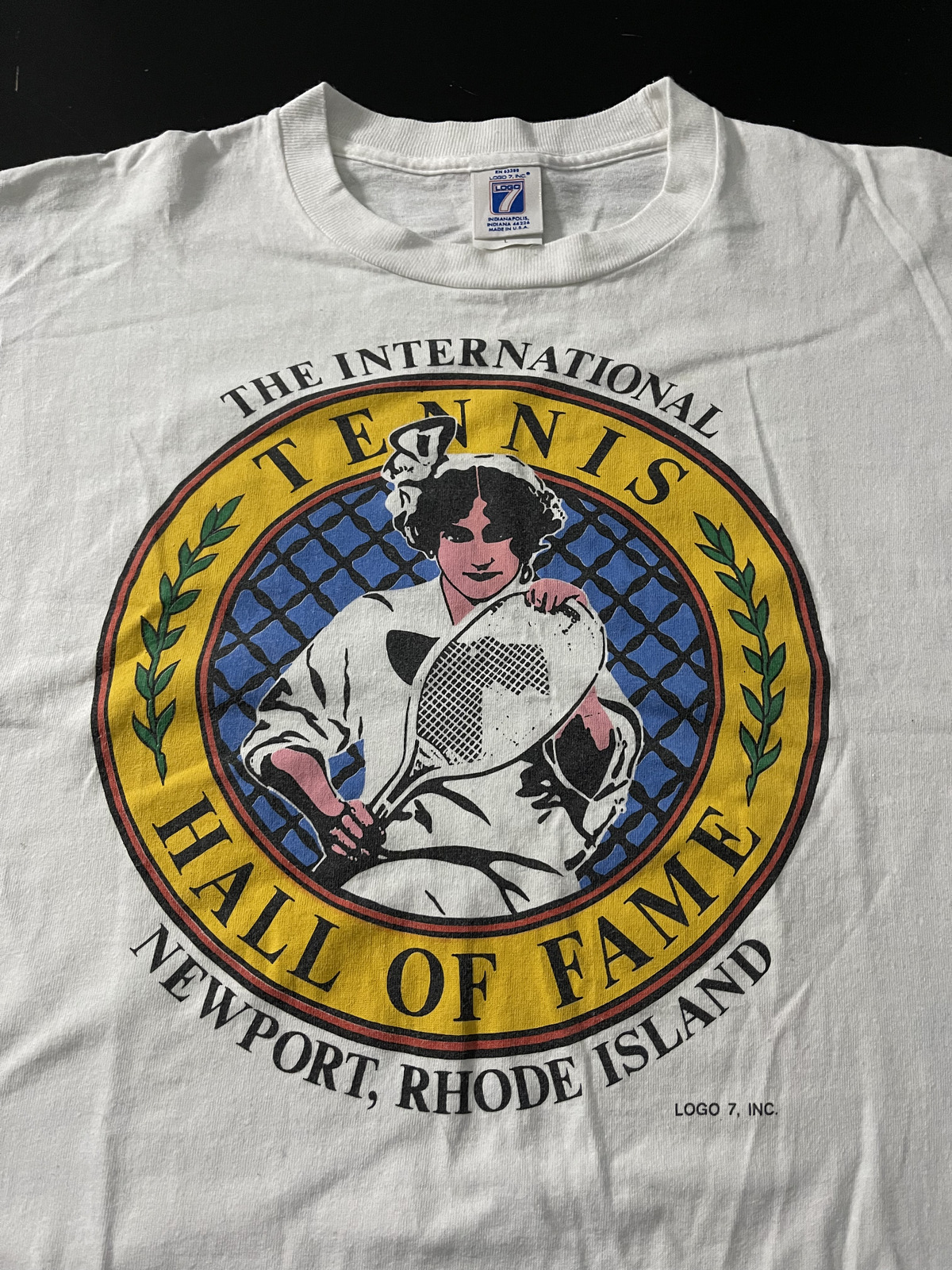 ◆24SS WKNDRS HALL OF FAME T-SHIRT/2色◆ Vintage Logo7 National Tennis Hall Of Fame, Newport RI T