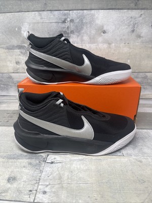 NIKE TEAM HUSTLE D 10 (GS)-CW6735-004 Youth Basketball Black Shoes Sz 5.5Y