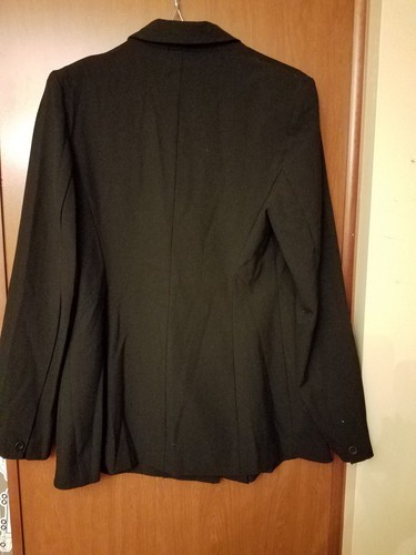 Motherhood Maternity Blazer SZ S Black Button Business Career Long Sleeve