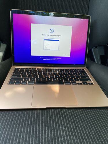 Apple MacBook Air 13in (256GB SSD, M1, 8GB) Laptop - Gold Apple MacBook Air 13in (256GB SSD, M1, 8GB) Laptop - Gold