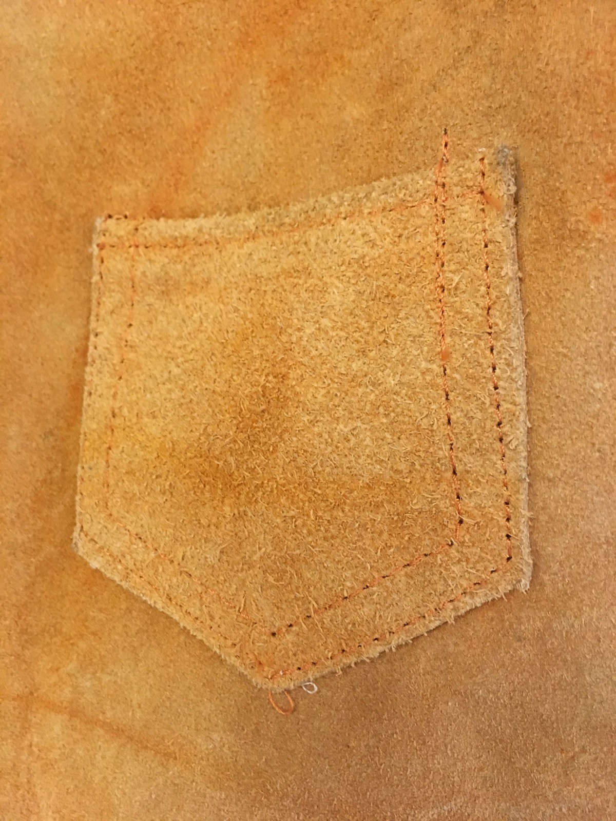 Vintage Kids’ Brown Sherpa Suede Snap Button Vest Pockets Sz 5 / 6 D5