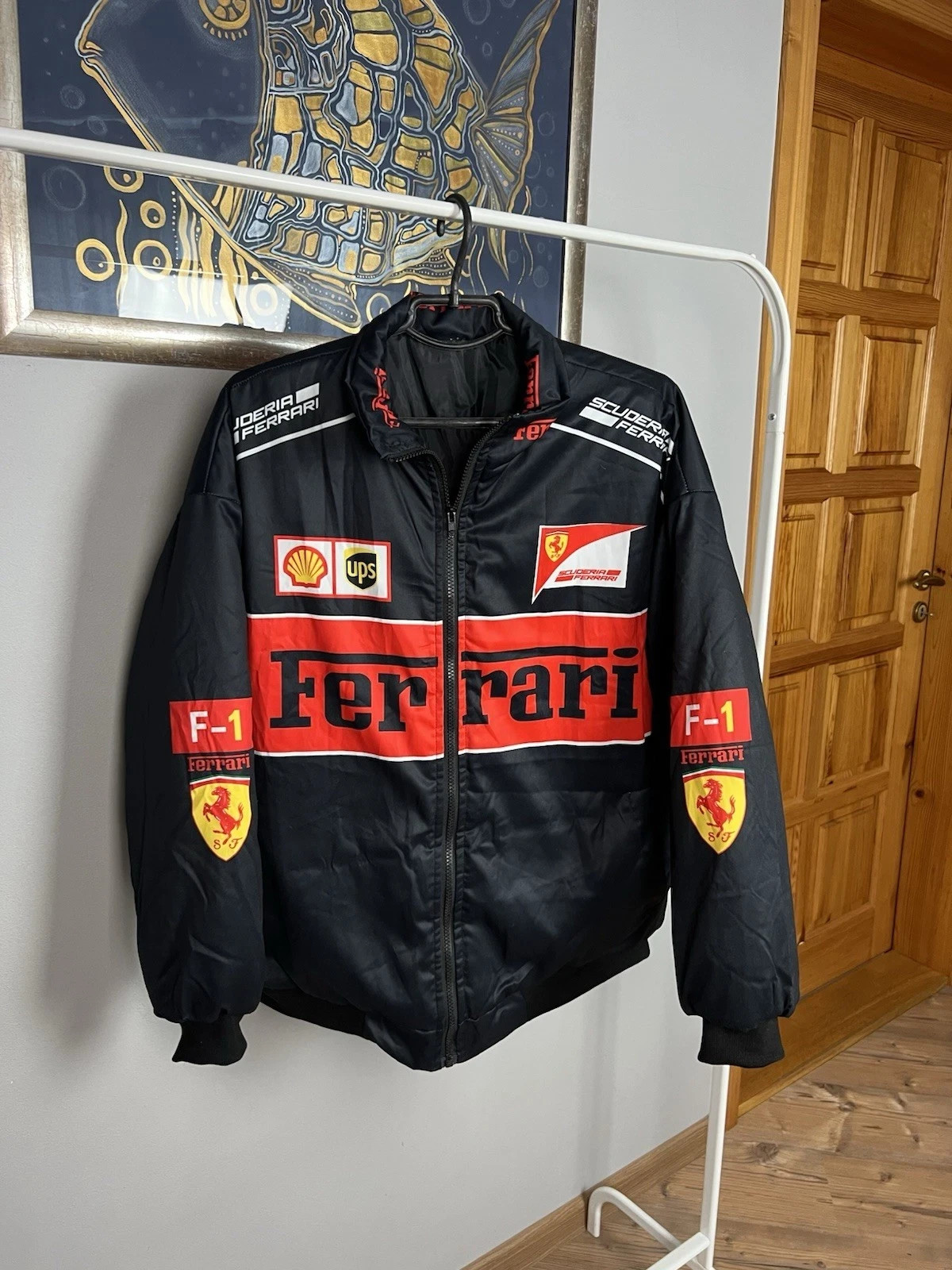 Ferrari Scuderia F1 Vintage Big Logo Insulated Padded Racing