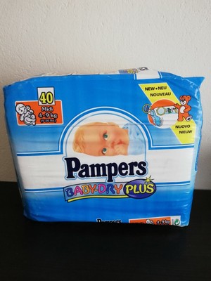 vintage pampers baby dry