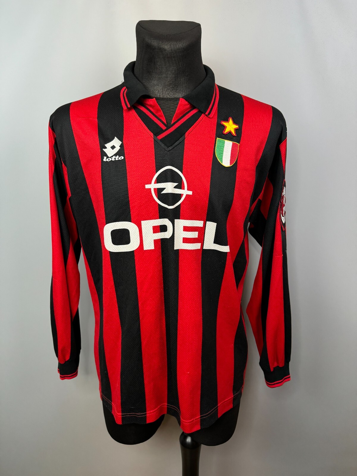 ウェア 90s LOTTO FC Milan Football Game Shirt s-l1200.jpg