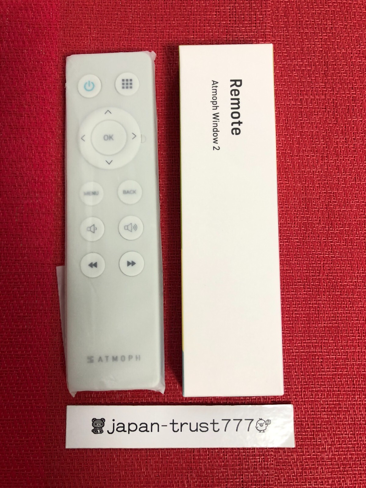 ATMOPH Window2（リモコン付き） Atmoph Remote for Atmoph Window 2 – Atmoph Store