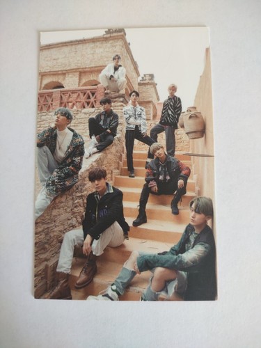 Ateez Group Photo OT8 ~ OFFICIAL K-POP PHOTOCARD ~ TREASURE