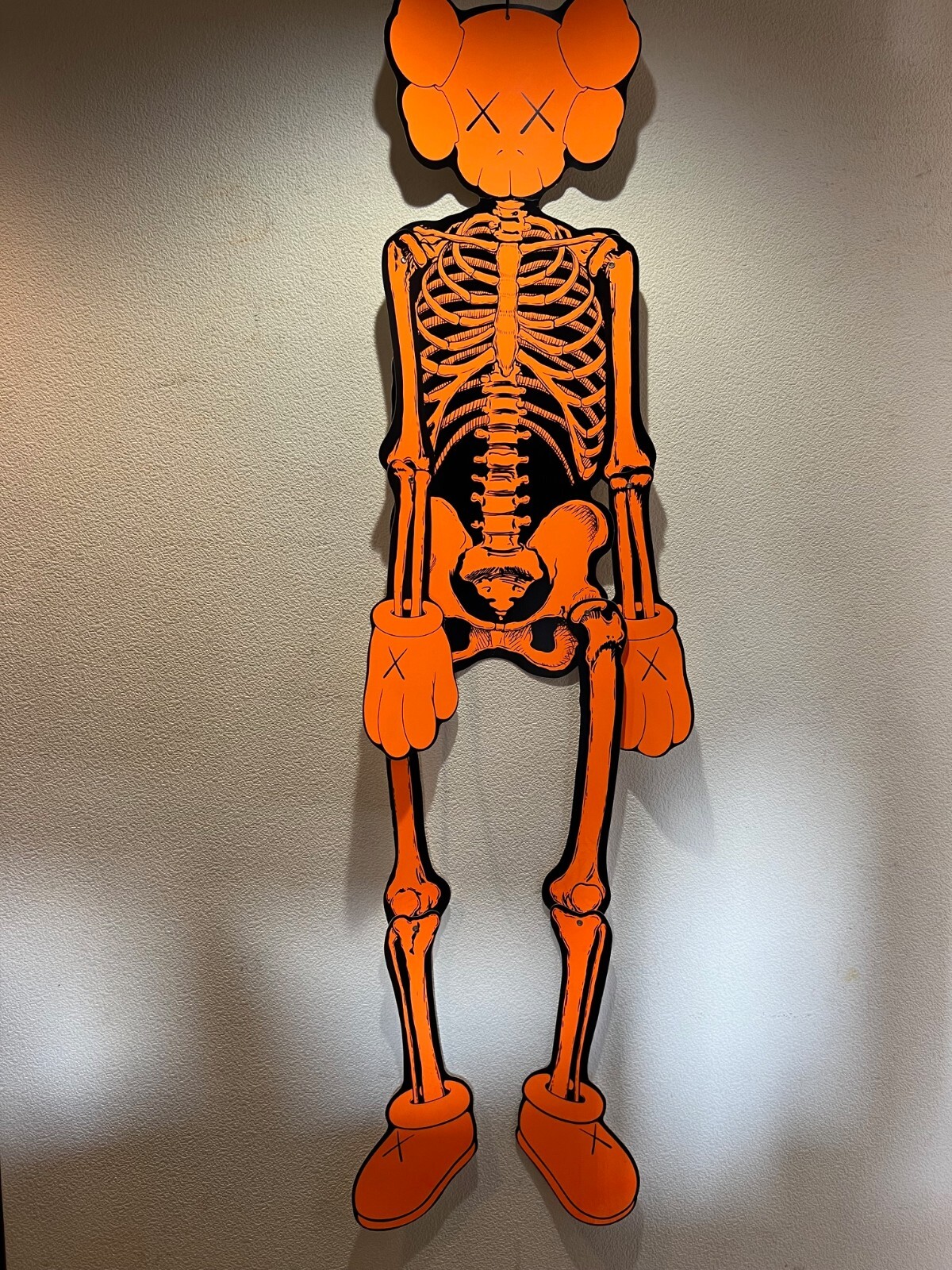 特撮 KAWS Skeleton Board Cutout Ornament KAWS Skeleton Board Cutout Ornament Green – YankeeKicks Online
