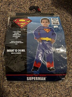 Baby Toddler Superman Costumes Size 12-24months