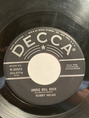 Bobby Helms  Jingle Bell Rock  Decca 7  45 VG+