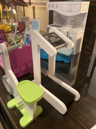 Doll Furniture Barbie Wood doll house baby room kitchen workout living patio++