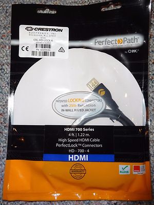CRESTRON LOCKING HIGH SPEED 4 FT HIGH SPEED HDMI 700 SERIES CABLE
