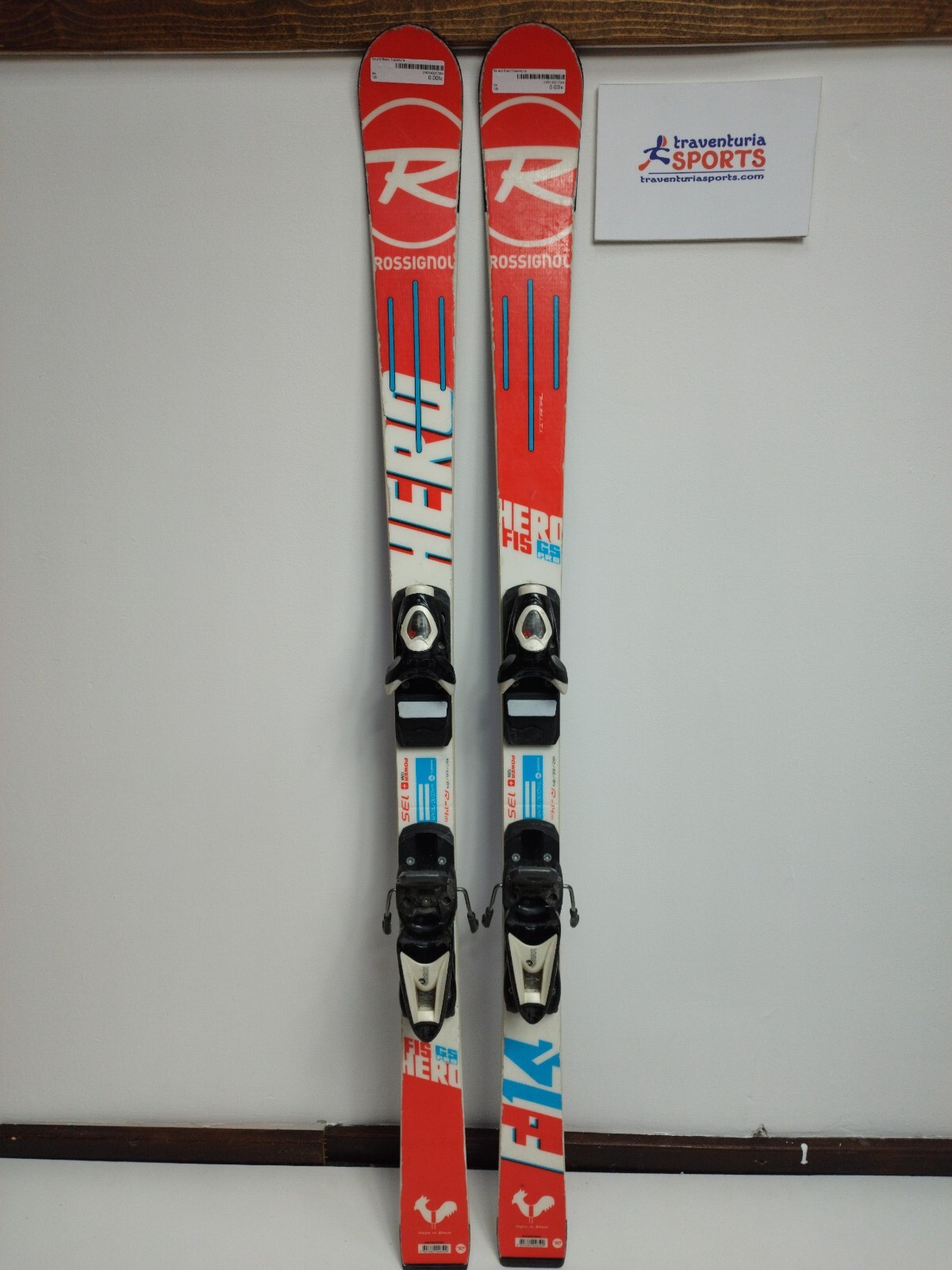 Rossignol Hero Athlete GS Pro 135 cm Ski + Look 7 Bindings Rossignol Hero Athlete GS Pro 135 cm Ski + Look 7 Bindings