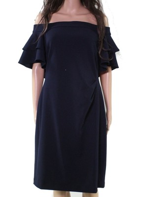 

Женское темно-синее вечернее платье-футляр ниже колена RALPH LAUREN Размер, Navy