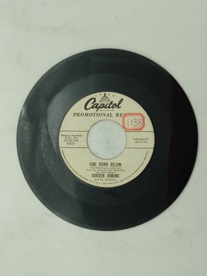 Gordon Jenkins - Fire Down Below / Theme From ''Saint Joan'' - PROMO - 45 RPM