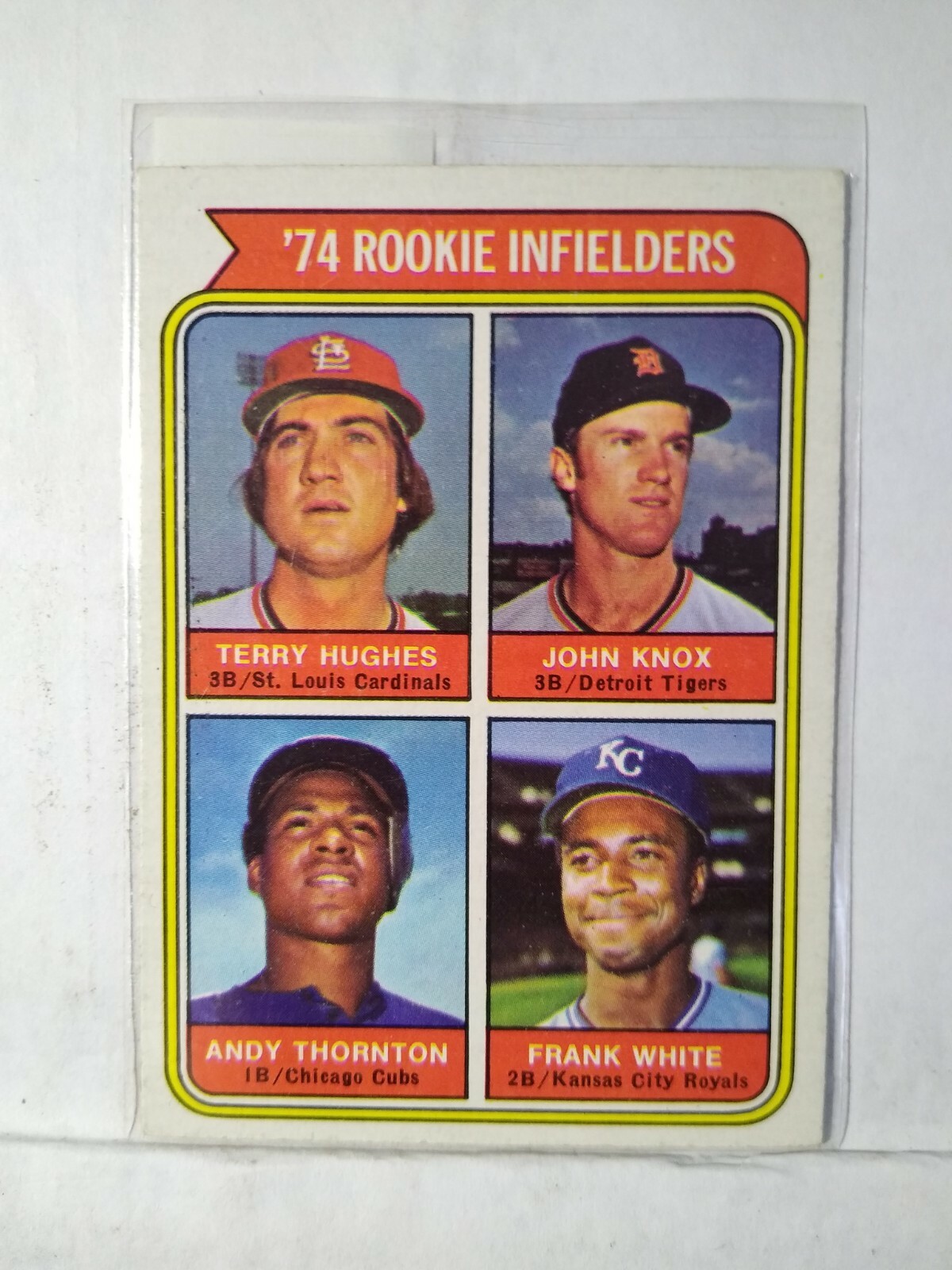 1974 TOPPS ROOKIE INFIELDERS # 604 FRANK WHITE EX+ F2176 | eBay