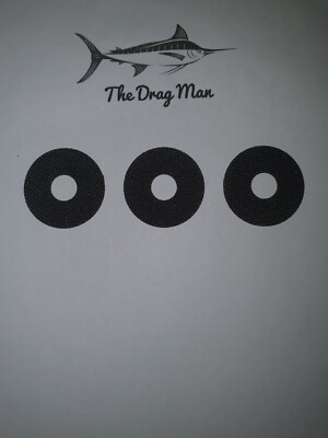 CARBONTEX DRAG WASHERS DAIWA REGAL 4000-4iNG, 3000H-AB, 2500H-AB, X1505-2B