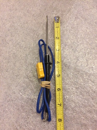 Sears 982365 Multimeter Temperature Immersion Probe  -40 to 500 Degrees F 982018