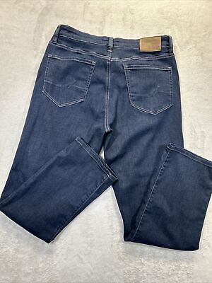 34 Heritage Jeans Mens Comfort Rise Charisma Classic Sz 36/34 Stretch Blue