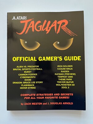 Atari Jaguar Official Gamer's Guide Meston Arnold New Sandwich Islands OOP