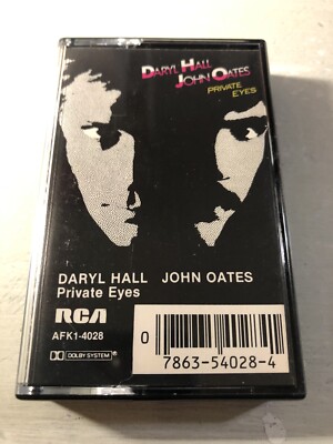 Daryl Hall & John Oates - Private Eyes (1981) Music Cassette RCA AFK1-4028