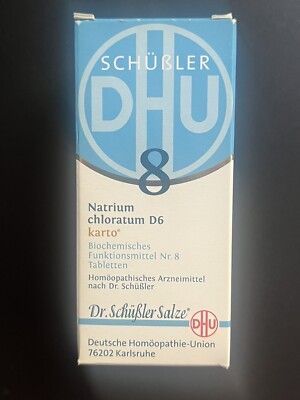 200 tabs DHU DR SCHUESSLER SALT 8 Natrium Chloratum D6