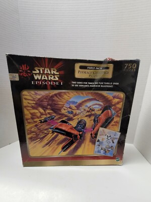 Star Wars Episode I Podrace Challenge Puzzle 750 Pieces Hasbro Double Sided NEW!
