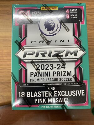 2023-24 Panini Prizm Premier League Soccer Trading Cards Blaster Box Exclusive