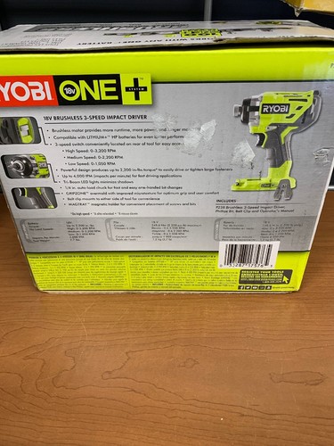 NEW* Ryobi P238 18-Volt ONE+ 1/4