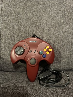 Retro-Bit N64 Tribute Retro 64 Wired Controller RED MODEL