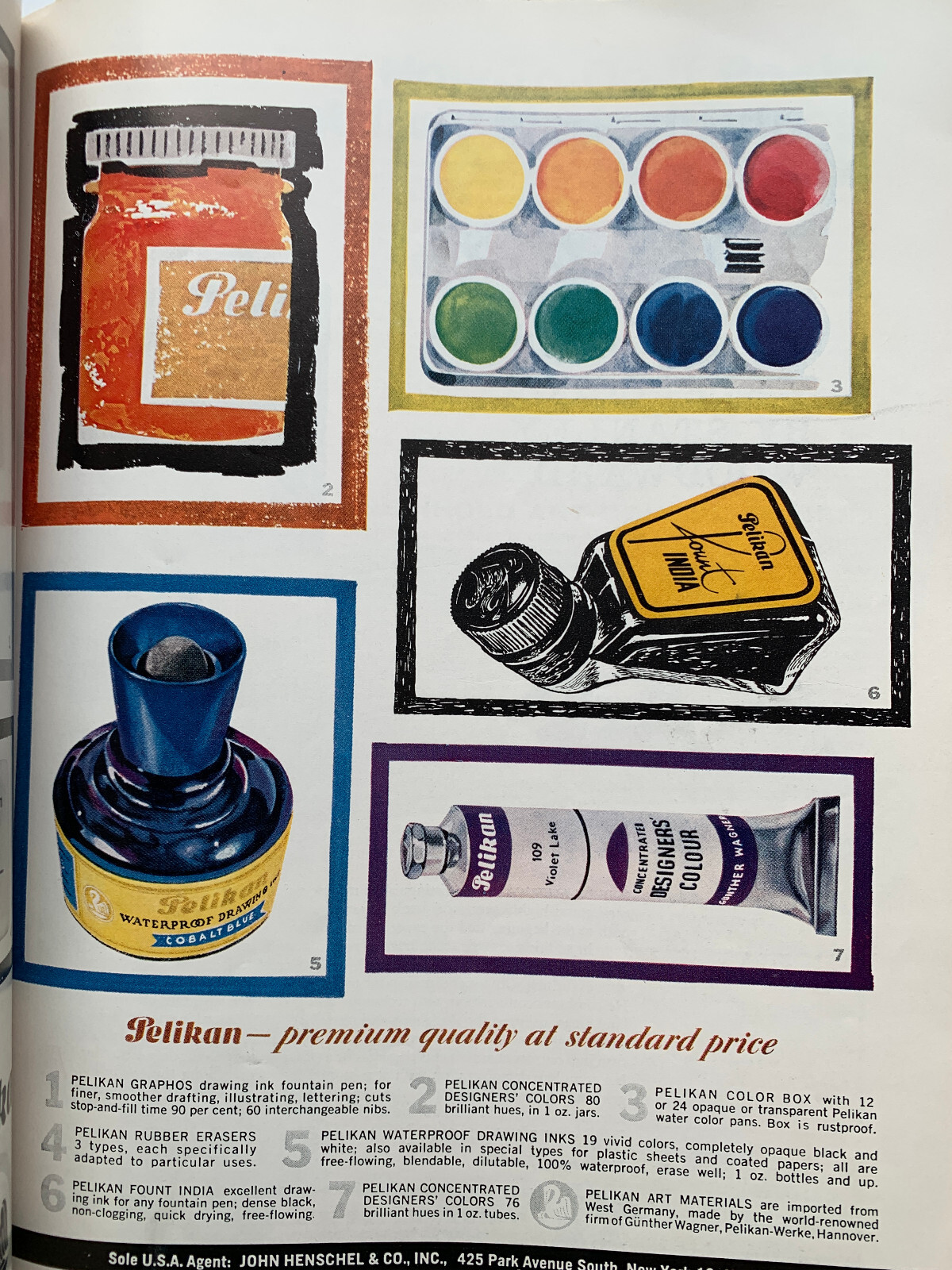 6 Issues American Artist Magazine 1961-1972 MCM, Graphic Design, Ads