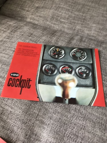 Vdo Cockpit Brochure Werbung Ad Vw Beetle Tuning Porsche Mercedes Opel Bmw Audi Ebay