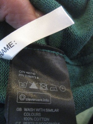 Boys 4/5 Dark Green KNIT Turtleneck SWEATER 100% Cotton Pullover Top  H & M