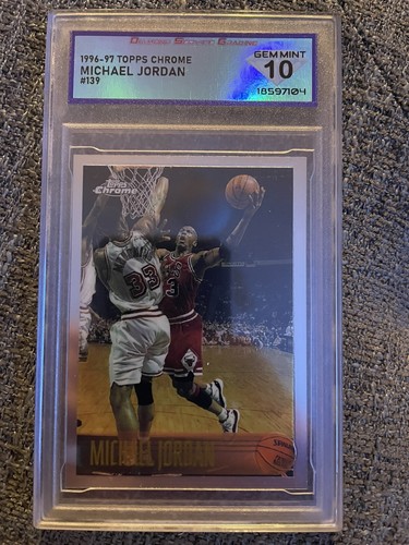 1996 Topps Chrome＃139 Michael Jordan 1996-97 Topps Chrome #139 Michael Jordan Graded 7.5 | eBay