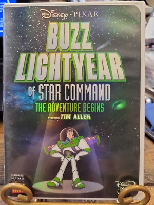 Buzz Lightyear of Star Command: The Adventure Begins (OOP DVD, 2000)