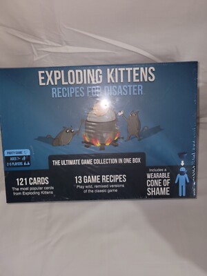 Exploding Kittens Deluxe Game Recipes For Disaster Ultimate Collection (Sealed)